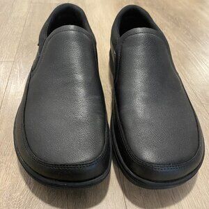 Lems Drifter Leather Grip Shoes, Black (Men's 11)